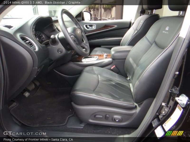 Black Obsidian / Graphite 2014 Infiniti QX60 3.5 AWD