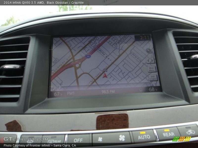 Black Obsidian / Graphite 2014 Infiniti QX60 3.5 AWD