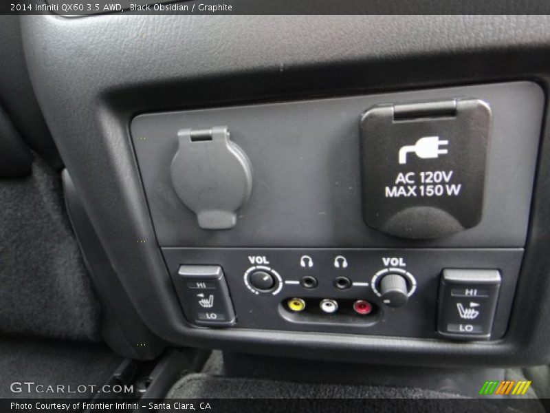 Black Obsidian / Graphite 2014 Infiniti QX60 3.5 AWD