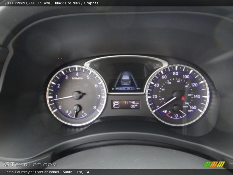 Black Obsidian / Graphite 2014 Infiniti QX60 3.5 AWD