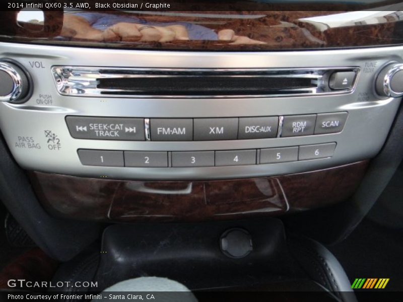 Black Obsidian / Graphite 2014 Infiniti QX60 3.5 AWD