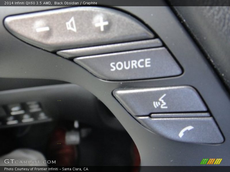 Black Obsidian / Graphite 2014 Infiniti QX60 3.5 AWD