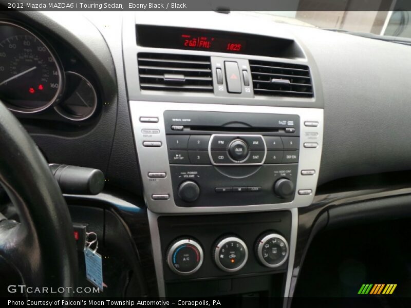 Ebony Black / Black 2012 Mazda MAZDA6 i Touring Sedan