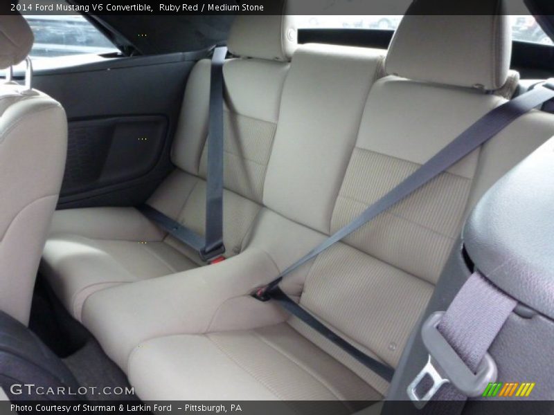 Ruby Red / Medium Stone 2014 Ford Mustang V6 Convertible