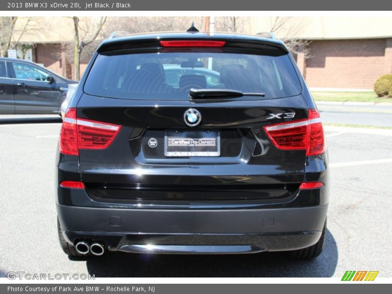 Jet Black / Black 2013 BMW X3 xDrive 28i