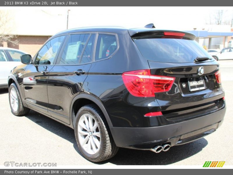 Jet Black / Black 2013 BMW X3 xDrive 28i