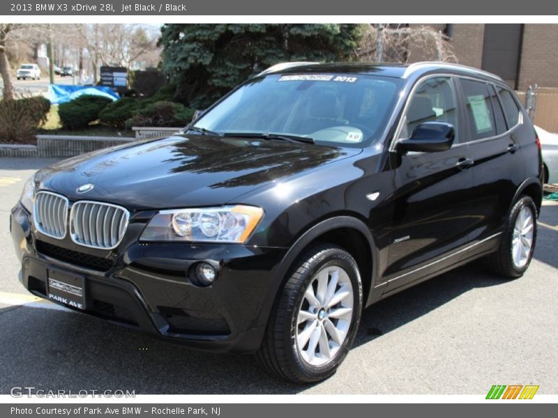 Jet Black / Black 2013 BMW X3 xDrive 28i