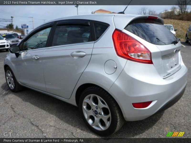 Ingot Silver / Charcoal Black 2013 Ford Fiesta Titanium Hatchback