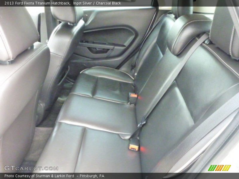 Rear Seat of 2013 Fiesta Titanium Hatchback