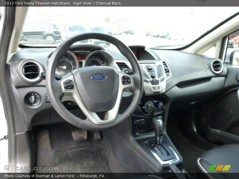 Dashboard of 2013 Fiesta Titanium Hatchback