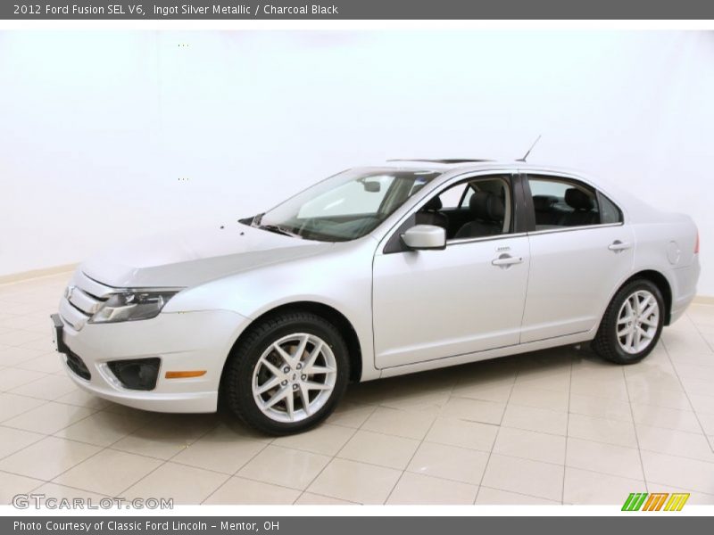 Ingot Silver Metallic / Charcoal Black 2012 Ford Fusion SEL V6