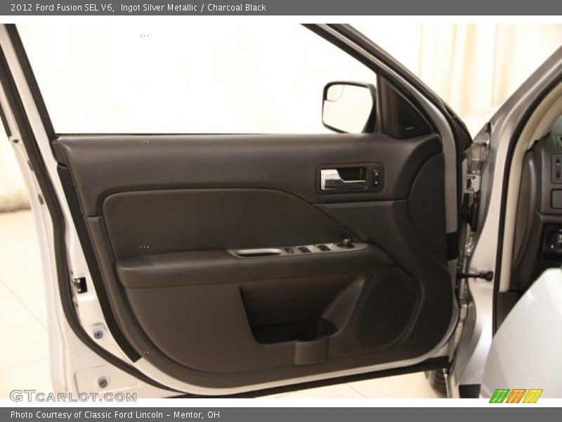 Ingot Silver Metallic / Charcoal Black 2012 Ford Fusion SEL V6