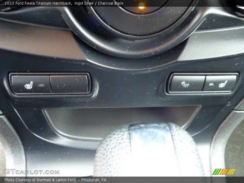 Ingot Silver / Charcoal Black 2013 Ford Fiesta Titanium Hatchback