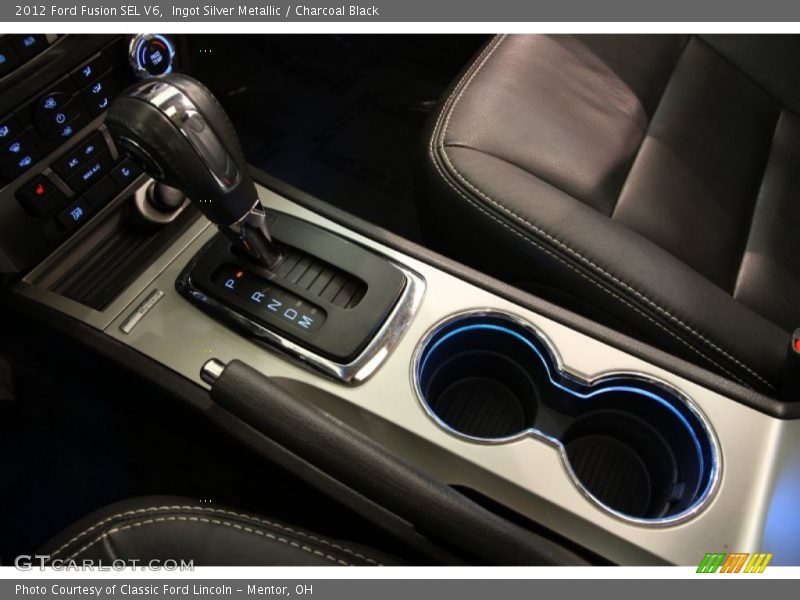 Ingot Silver Metallic / Charcoal Black 2012 Ford Fusion SEL V6
