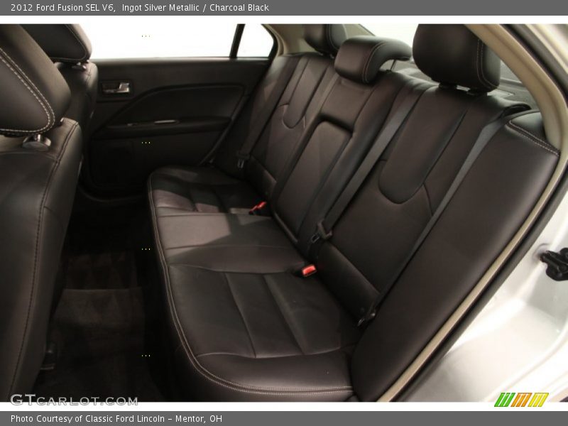Ingot Silver Metallic / Charcoal Black 2012 Ford Fusion SEL V6