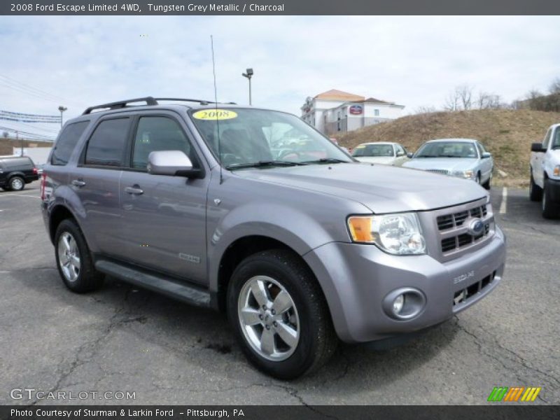 Tungsten Grey Metallic / Charcoal 2008 Ford Escape Limited 4WD