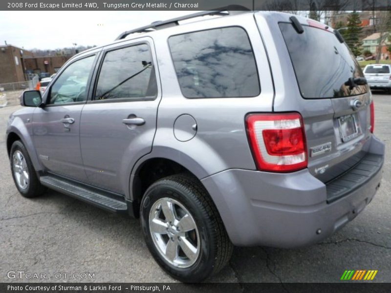 Tungsten Grey Metallic / Charcoal 2008 Ford Escape Limited 4WD