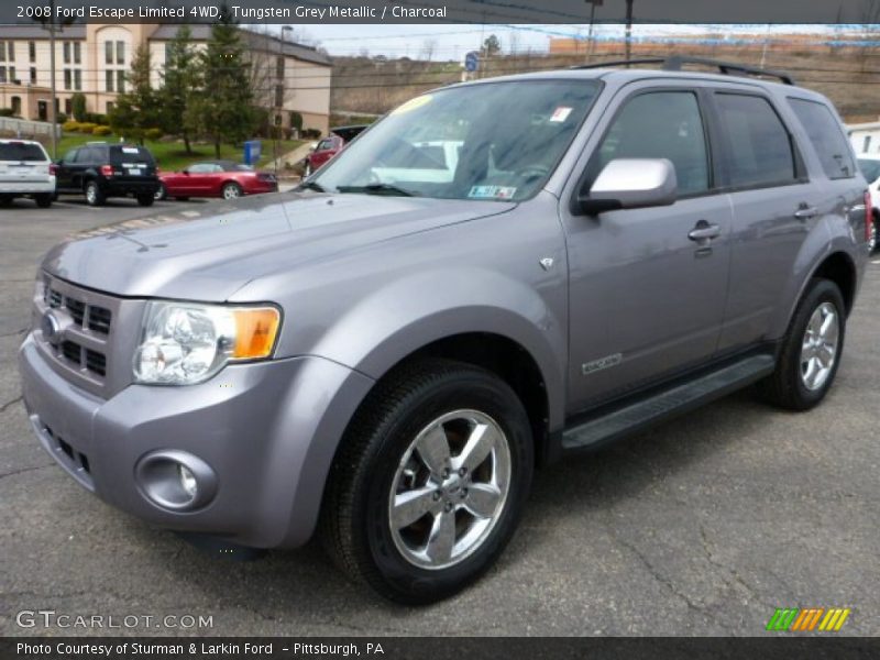Tungsten Grey Metallic / Charcoal 2008 Ford Escape Limited 4WD