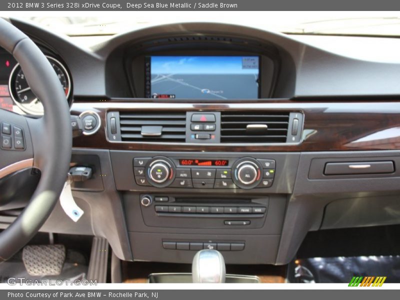Deep Sea Blue Metallic / Saddle Brown 2012 BMW 3 Series 328i xDrive Coupe