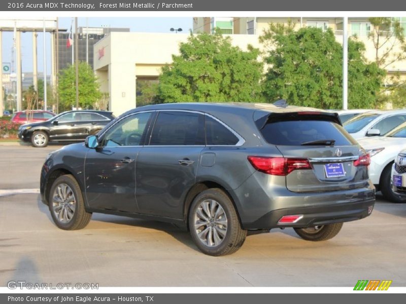 Forest Mist Metallic / Parchment 2016 Acura MDX Technology