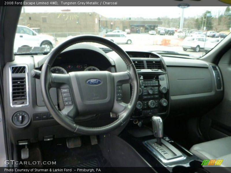 Tungsten Grey Metallic / Charcoal 2008 Ford Escape Limited 4WD