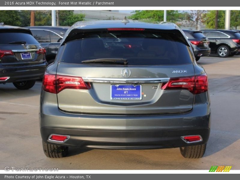 Forest Mist Metallic / Parchment 2016 Acura MDX Technology