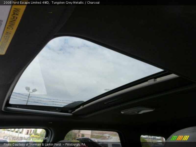 Tungsten Grey Metallic / Charcoal 2008 Ford Escape Limited 4WD