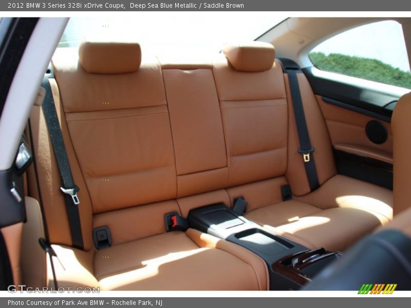 Deep Sea Blue Metallic / Saddle Brown 2012 BMW 3 Series 328i xDrive Coupe
