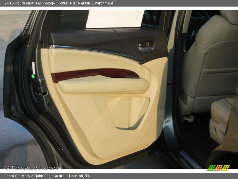 Forest Mist Metallic / Parchment 2016 Acura MDX Technology