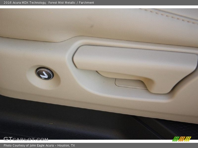 Forest Mist Metallic / Parchment 2016 Acura MDX Technology