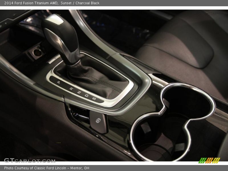 Sunset / Charcoal Black 2014 Ford Fusion Titanium AWD