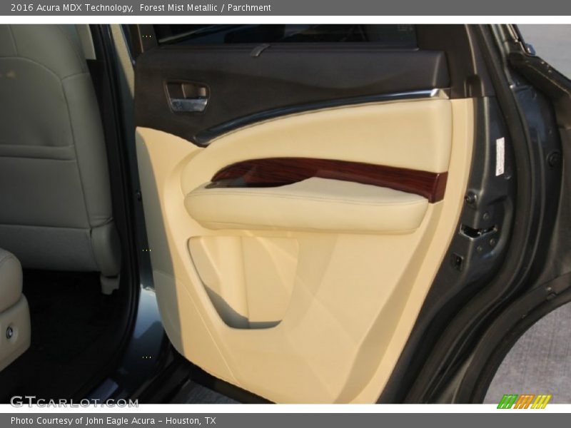 Forest Mist Metallic / Parchment 2016 Acura MDX Technology
