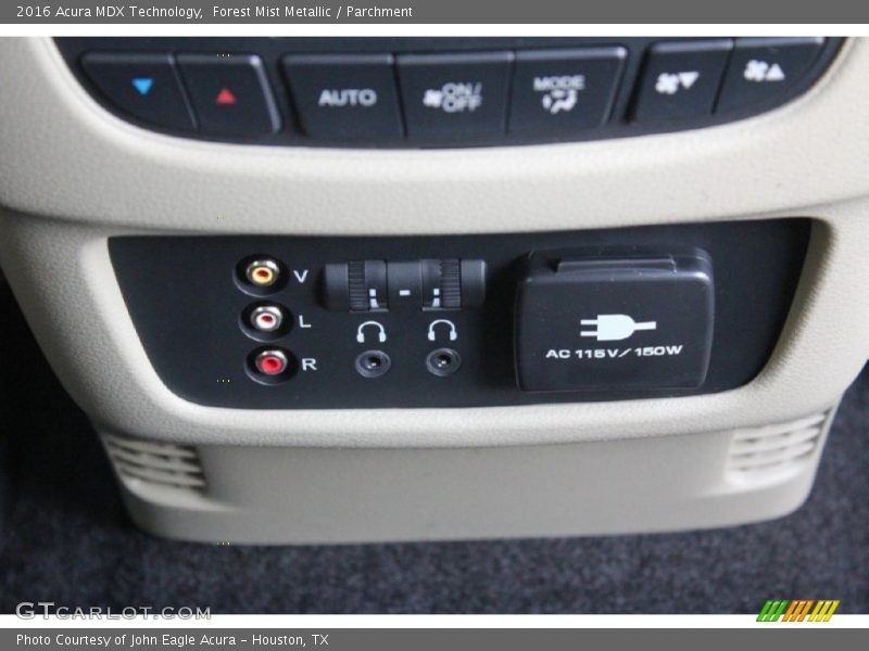 Forest Mist Metallic / Parchment 2016 Acura MDX Technology