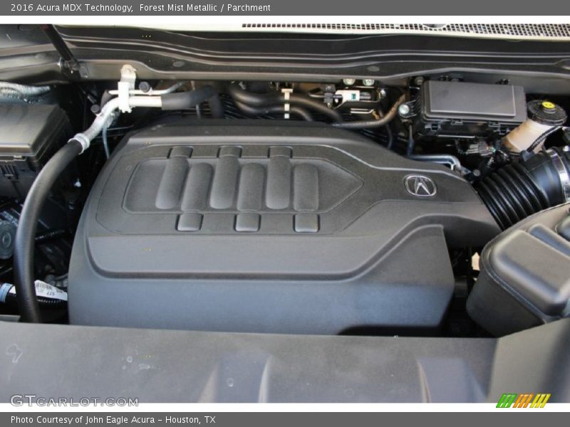 Forest Mist Metallic / Parchment 2016 Acura MDX Technology