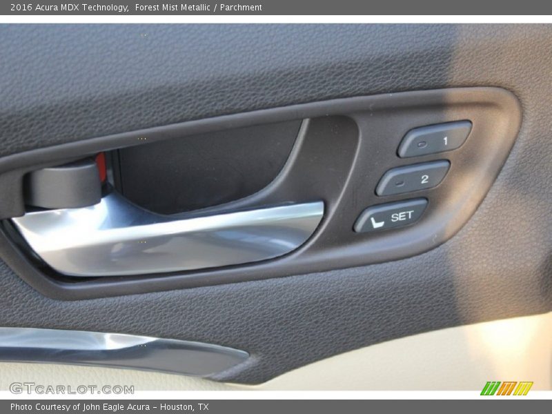 Forest Mist Metallic / Parchment 2016 Acura MDX Technology