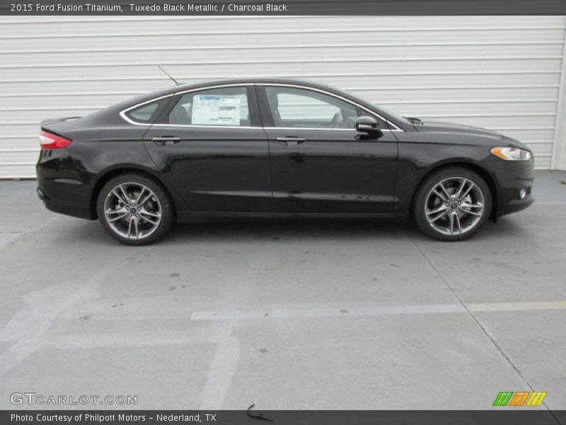 Tuxedo Black Metallic / Charcoal Black 2015 Ford Fusion Titanium
