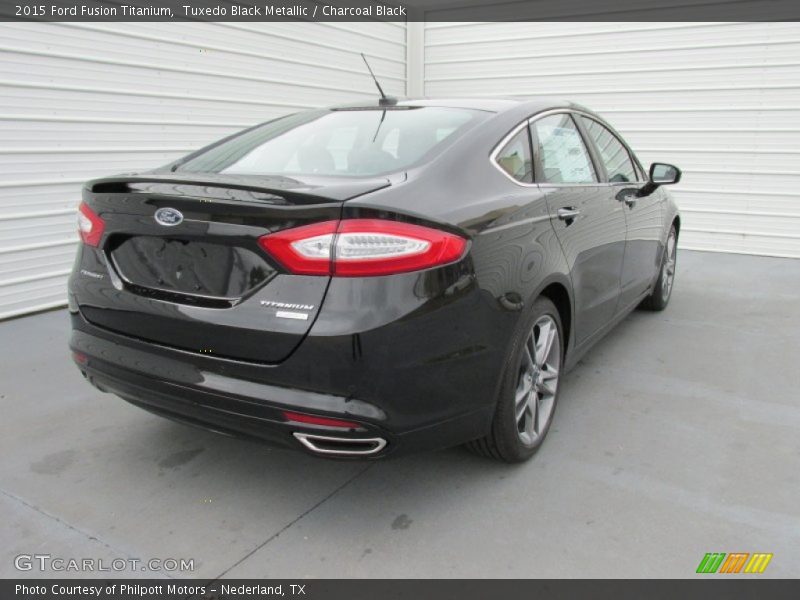 Tuxedo Black Metallic / Charcoal Black 2015 Ford Fusion Titanium