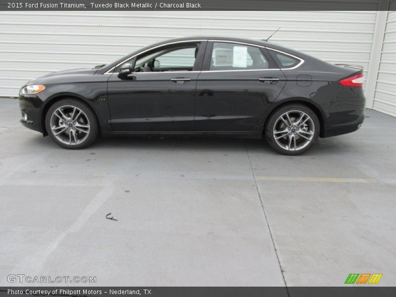 Tuxedo Black Metallic / Charcoal Black 2015 Ford Fusion Titanium