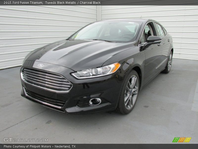 Tuxedo Black Metallic / Charcoal Black 2015 Ford Fusion Titanium