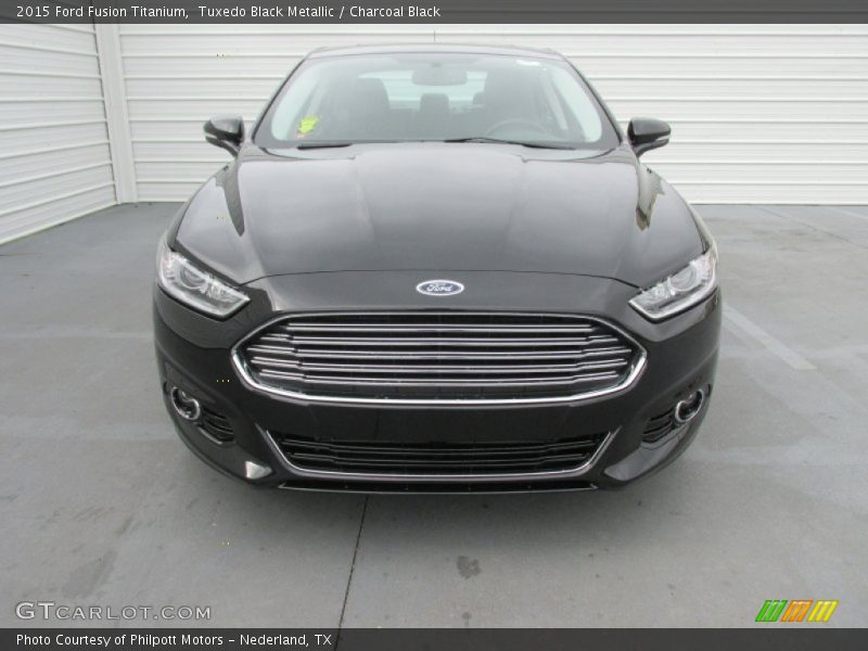 Tuxedo Black Metallic / Charcoal Black 2015 Ford Fusion Titanium