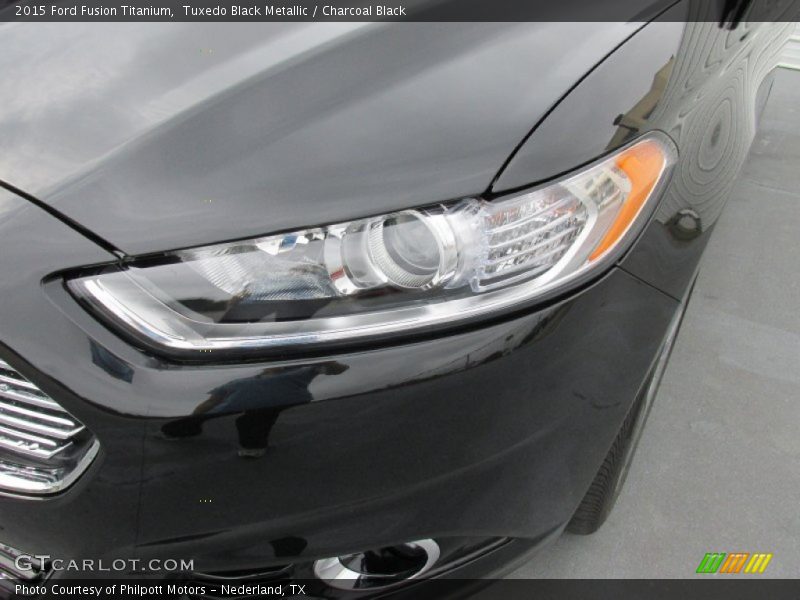 Tuxedo Black Metallic / Charcoal Black 2015 Ford Fusion Titanium