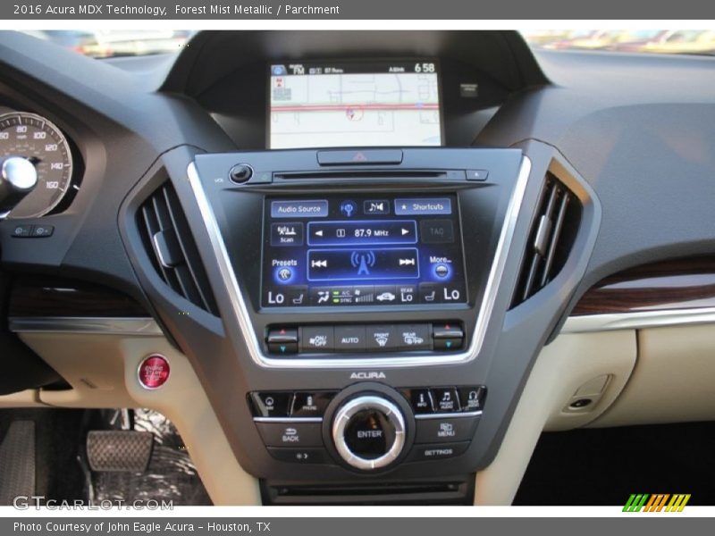 Forest Mist Metallic / Parchment 2016 Acura MDX Technology