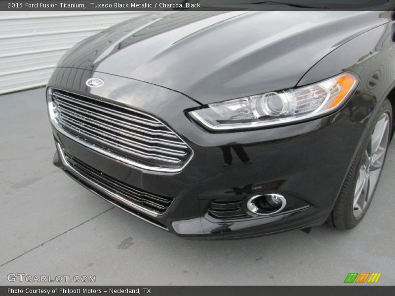 Tuxedo Black Metallic / Charcoal Black 2015 Ford Fusion Titanium
