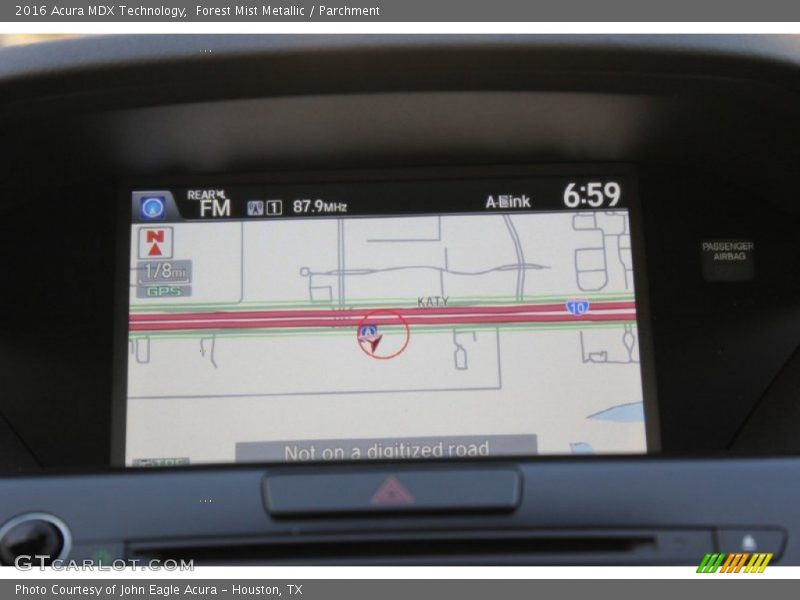 Forest Mist Metallic / Parchment 2016 Acura MDX Technology