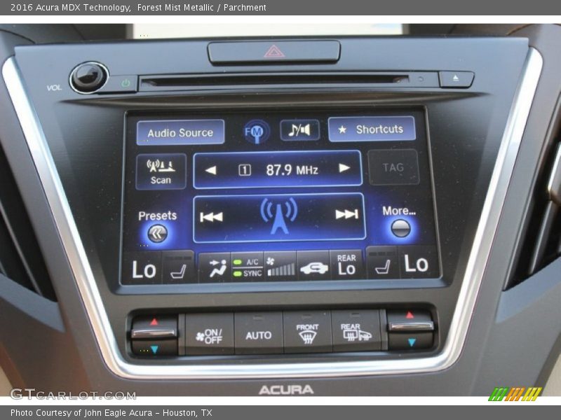 Forest Mist Metallic / Parchment 2016 Acura MDX Technology