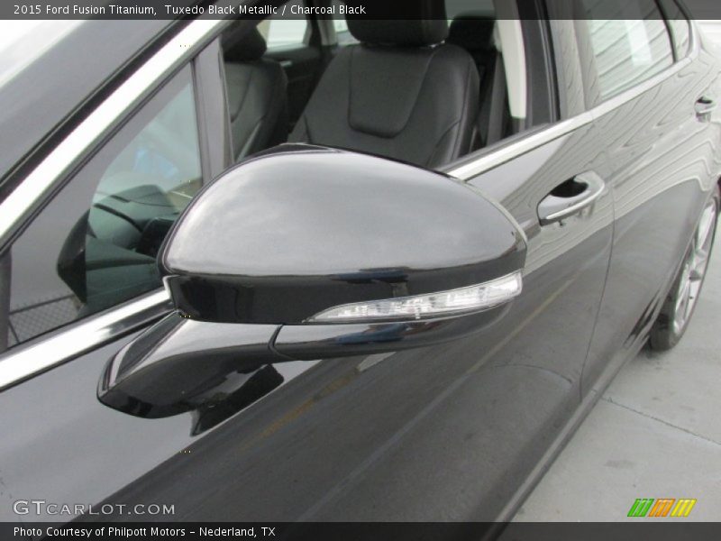 Tuxedo Black Metallic / Charcoal Black 2015 Ford Fusion Titanium