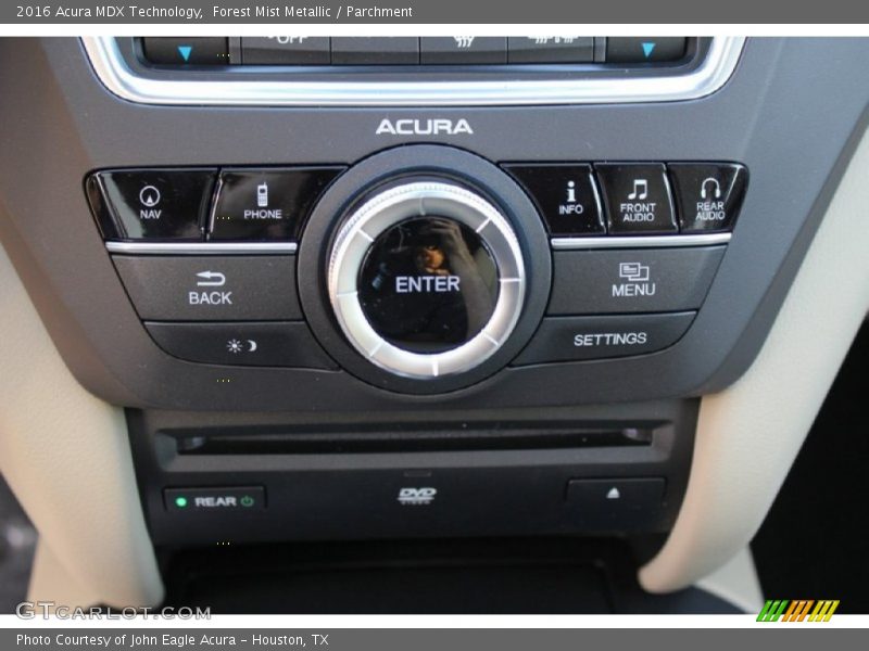 Forest Mist Metallic / Parchment 2016 Acura MDX Technology