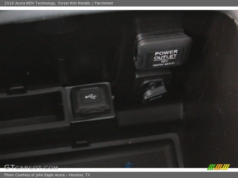 Forest Mist Metallic / Parchment 2016 Acura MDX Technology