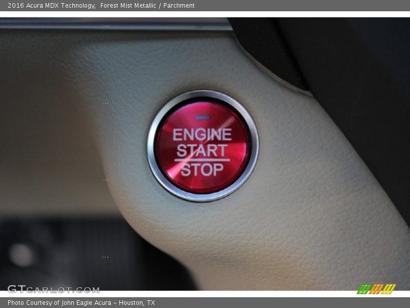 Forest Mist Metallic / Parchment 2016 Acura MDX Technology