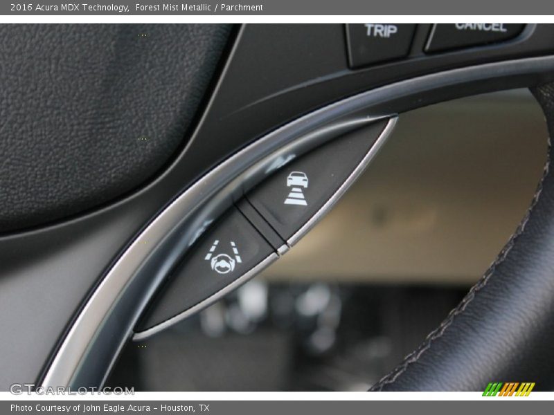 Forest Mist Metallic / Parchment 2016 Acura MDX Technology